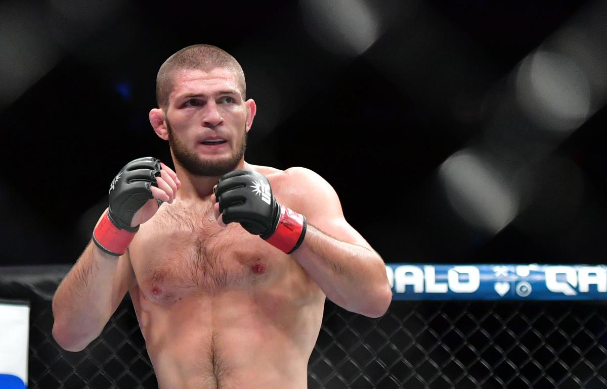 Why was khabib removed from plane